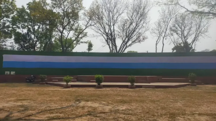 Bangladesh: Mural at Liberation War Memorial Veiled During Independence Day Observance