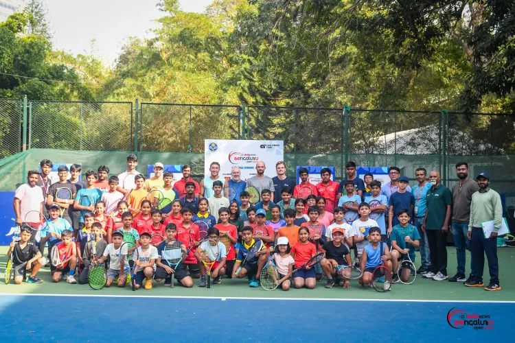 Bengaluru Open: Rising Stars Collaborate with Tennis Legends at Training Clinic