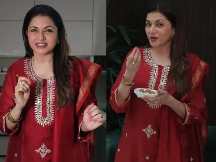 Bhagyashree Shares a Recipe for Nutritious Winter Laddoos