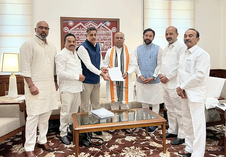 BJP Legislators Call for Dharmendra Pradhan's Intervention to Protect 400 Acres Near Hyderabad University