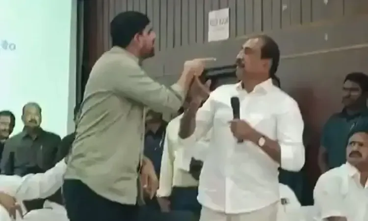 BRS MLA Sparks Outrage at Official Gathering, Clashes with Defected MLA