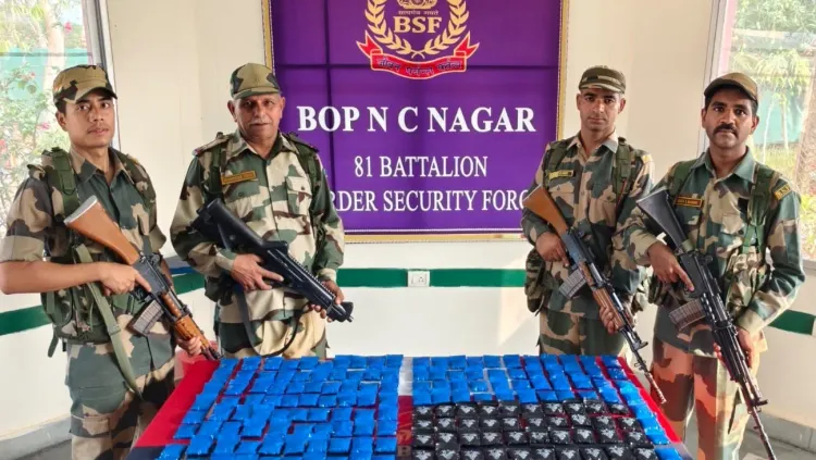 BSF Intercepts Drug Trafficking Worth Rs 4.41 Crore in Tripura