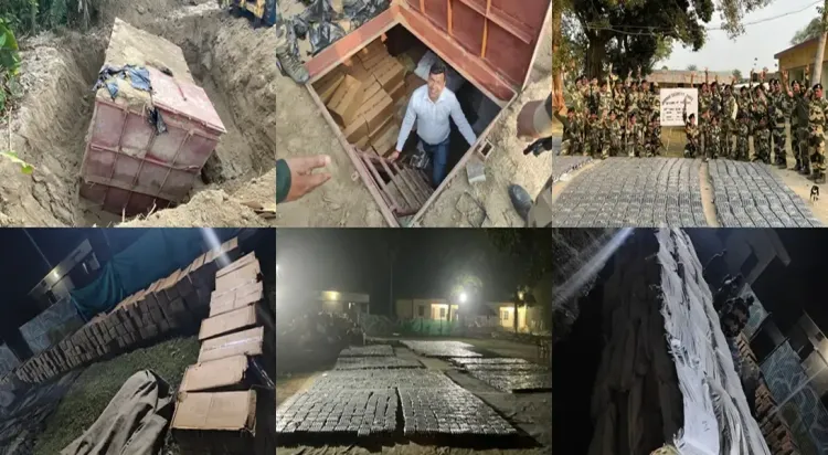 BSF Discovers Hidden Storage Near Indo-Bangladesh Border; 62,200 Phensedyl Bottles Seized