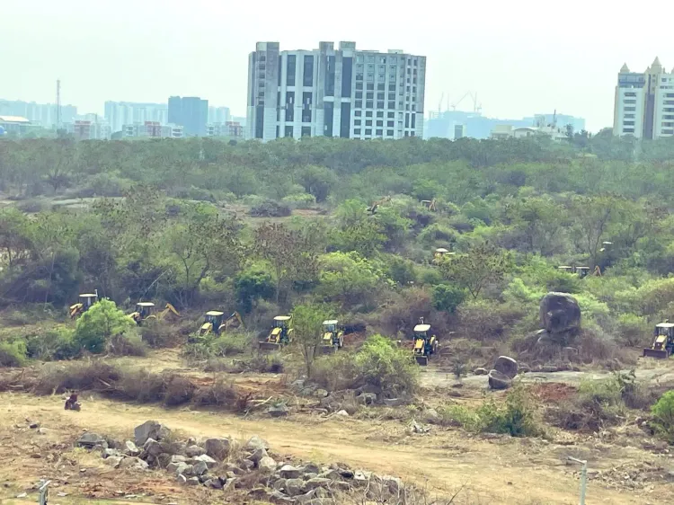 Central Government Requests Report from Telangana on Land Clearance Near Hyderabad University