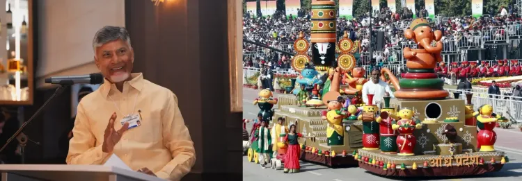 Chandrababu Naidu Thrilled by Etikoppaka Tableau at Republic Day Parade