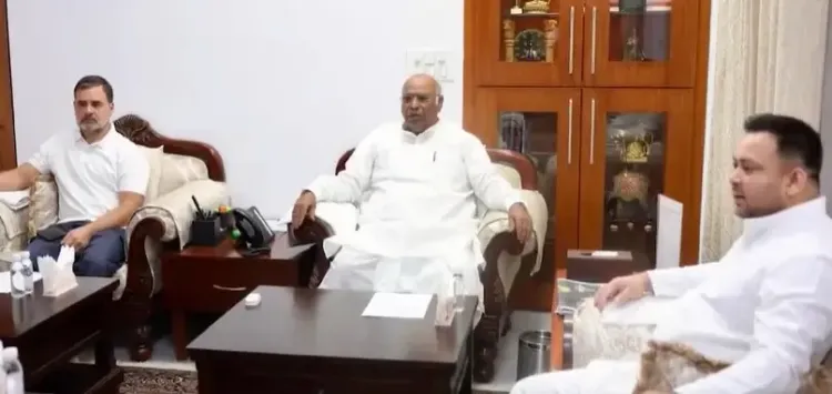 Bihar Set for Political Transition: Kharge After Meeting RJD's Tejashwi Yadav