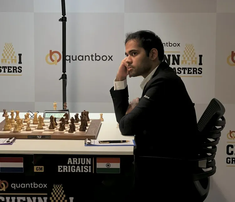 Who is Leading the Chennai Grand Masters 2025?