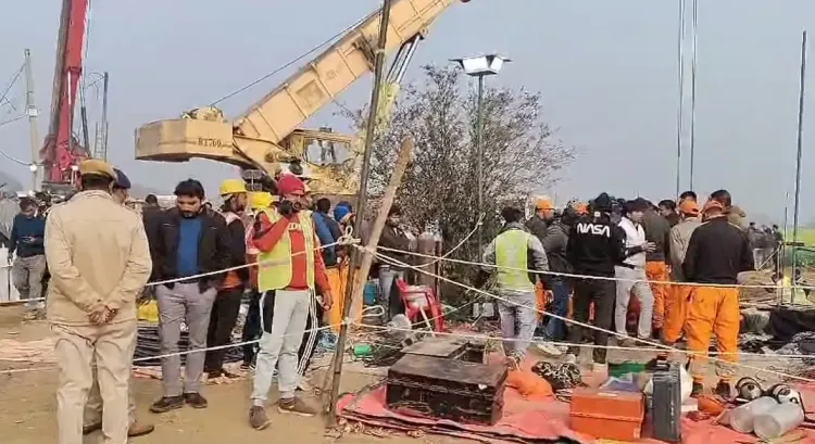 Chetna Stuck in Borewell for Over 96 Hours, Rain Complicates Rescue Operations