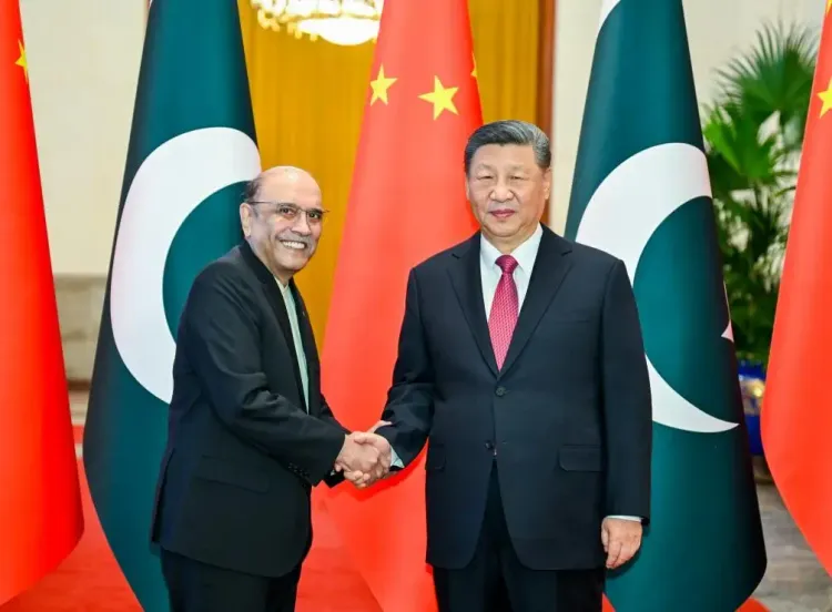Chinese President Engages with Pakistani Leader in Beijing