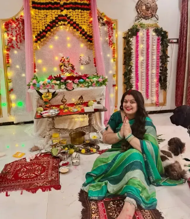 क्या चुनौतियों पर विजय पाने की शक्ति बप्पा दे सकते हैं? गणेश चतुर्थी पर निधि झा ने की प्रार्थना
