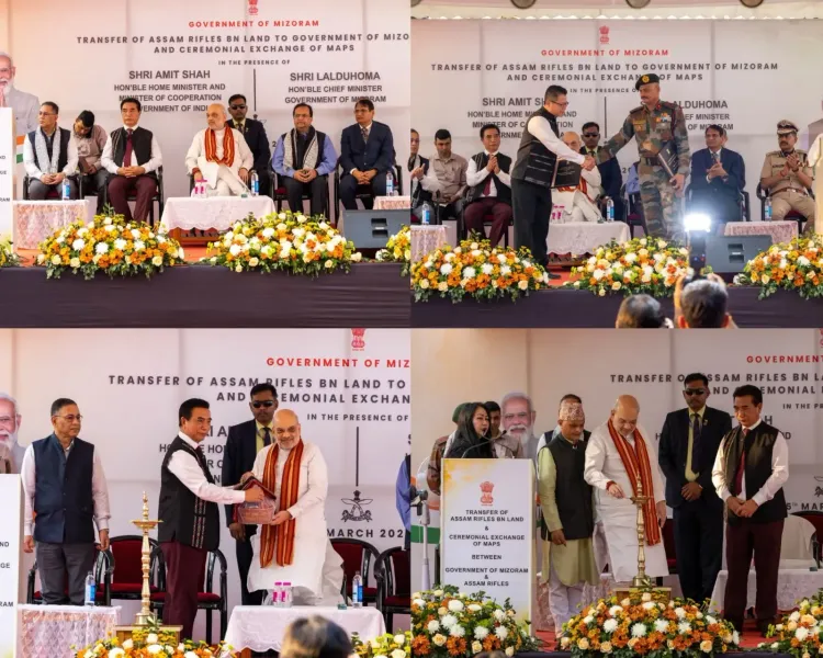 CM Lalduhoma Acknowledges HM Shah's Role in Assam Rifles Land Transfer to Mizoram Government