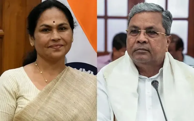 Union Minister Shobha Karandlaje Accuses CM Siddaramaiah of British Divide and Rule Mentality