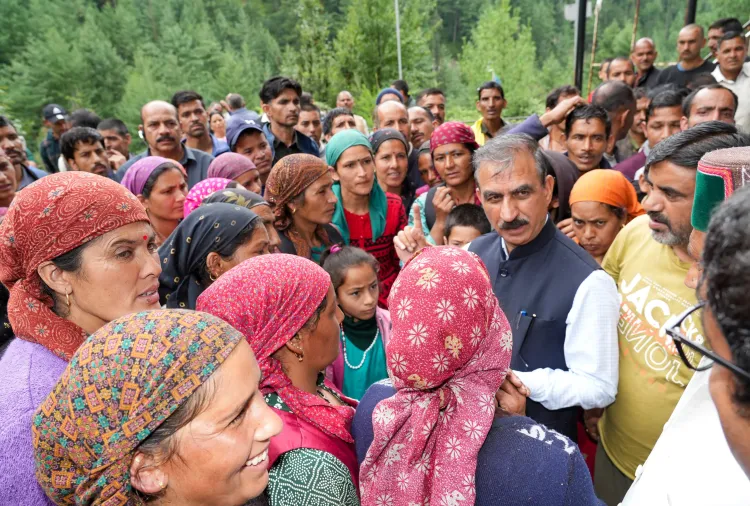 What Financial Aid is CM Sukhu Offering for Disaster-Affected Regions in Himachal Pradesh?