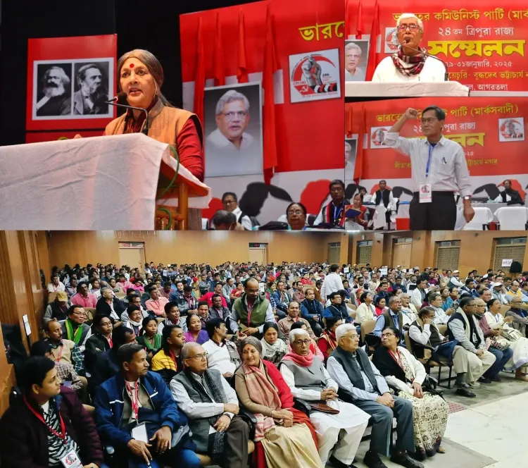 Jitendra Chaudhury Re-elected as Tripura CPI-M Secretary