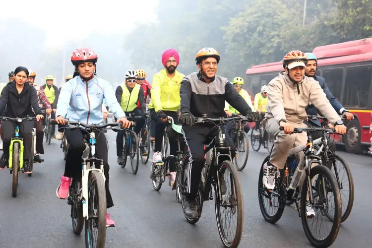 CRPF and ITBP Personnel to Join Sports Minister Dr. Mandaviya in Fit India Sunday on Cycle Initiative
