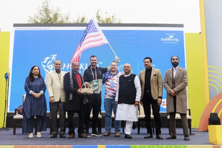 Music, Dance, and War Cries: A Grand Welcome for Foreign Participants at Kho Kho