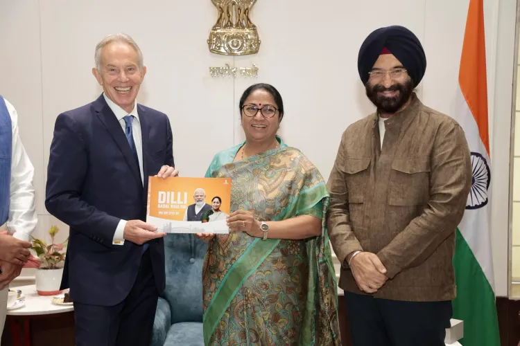 What Did Delhi CM Rekha Gupta and Ex-British PM Tony Blair Discuss About Urban Transformation?