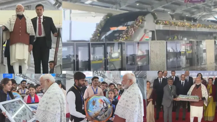 PM Modi Launches Delhi's Inaugural Namo Bharat Corridor with Train Journey