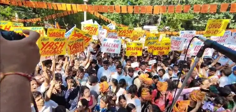 क्या दिल्ली विश्वविद्यालय में एबीवीपी ने छात्र हितों के लिए गर्जना रैली निकाली?