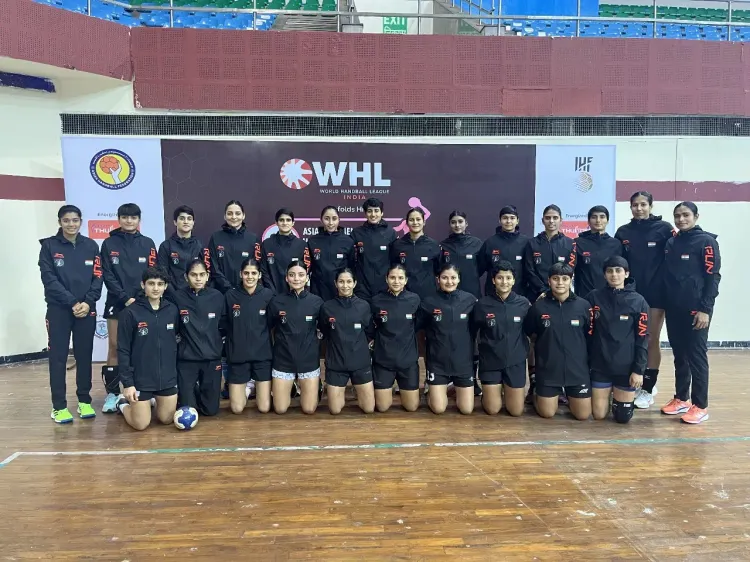 Diksha Kumari's Team Set to Compete Against Elite Teams at the Asian Women’s Handball Championship in India