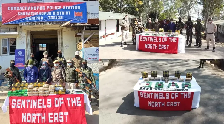 Drugs Worth Rs 62 Crore Seized in Manipur; Two Arrested