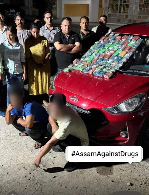 What Actions Are Being Taken Against Drug Trafficking in Assam?
