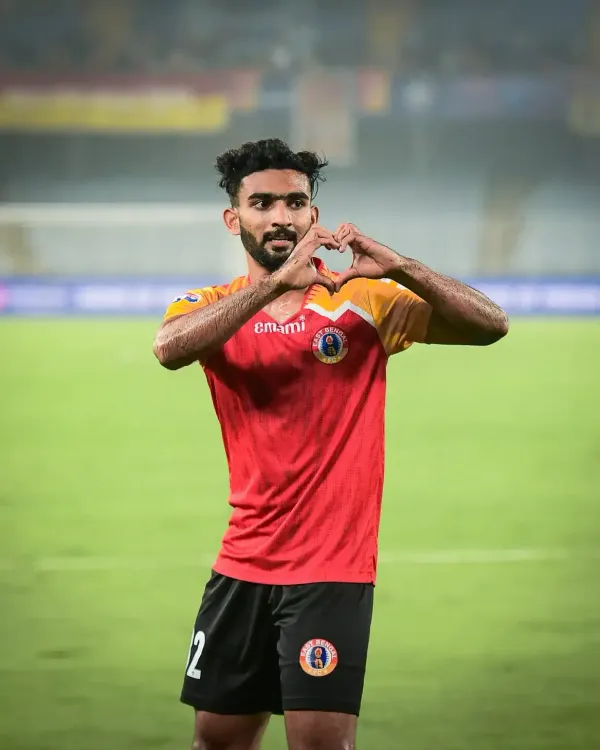 Has East Bengal FC Attacker Vishnu PV Secured His Future with a Two-Year Contract Extension?