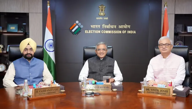 क्या ईसीआई ने एनसीपी प्रतिनिधिमंडल के साथ बैठक में बृजमोहन श्रीवास्तव के सुझावों पर चर्चा की?