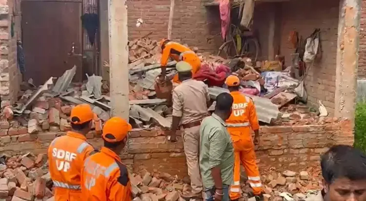 क्या एक लड़के ने गोला दागा? लखनऊ विस्फोट मामले में महिला ने किया दावा