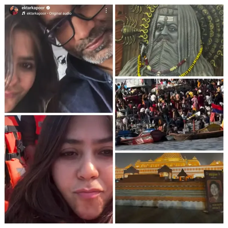 Ektaa Kapoor Takes a Sacred Dip at Maha Kumbh