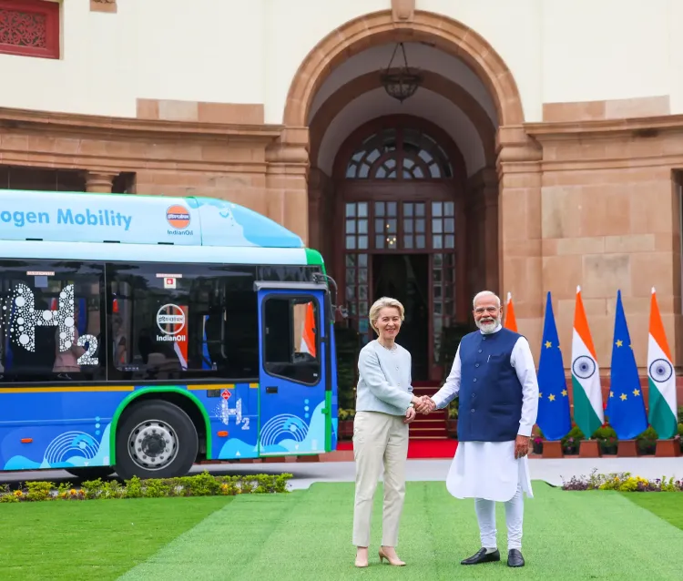 PM Modi Calls EU Delegation's Visit 'Unprecedented', Promises Enhanced Connectivity, Trade, and Technological Linkages