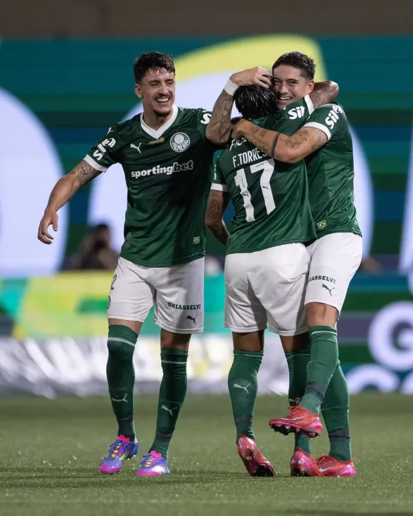 Palmeiras Ascend to Brazil's Serie A Leadership with Goals from Piquerez and Martinez