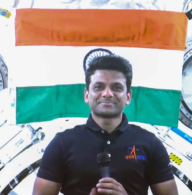 What Insights Did Shubhanshu Shukla Share About Life in Space with Students?