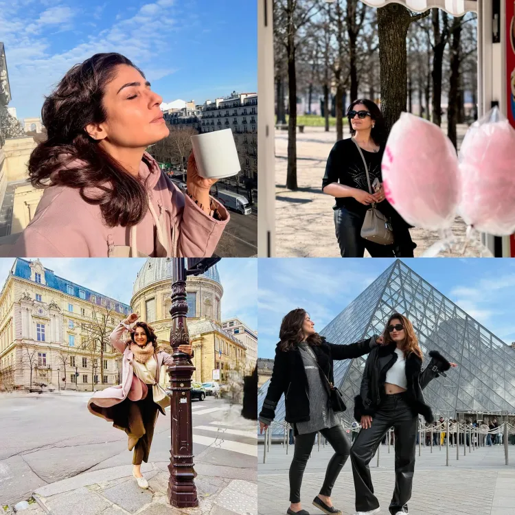 Raveena Tandon's Travel Diaries: From Mona Lisa to Mickey Mouse