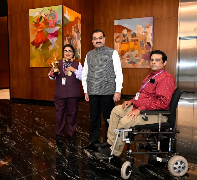 Gautam Adani Commends Nurjahan Jamani for Para TT Success