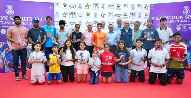 Ghoshal, Shameena emerge winners in WSC Squash Classic Open 2025