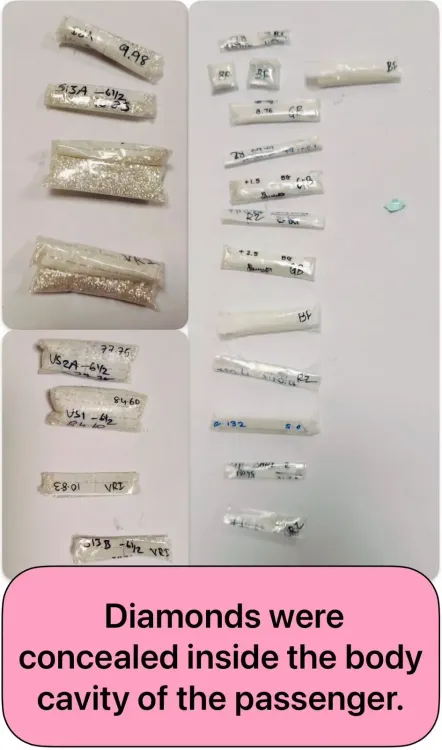 Gold and Diamonds Valued at Rs 2.55 Crore Seized at Mumbai Airport