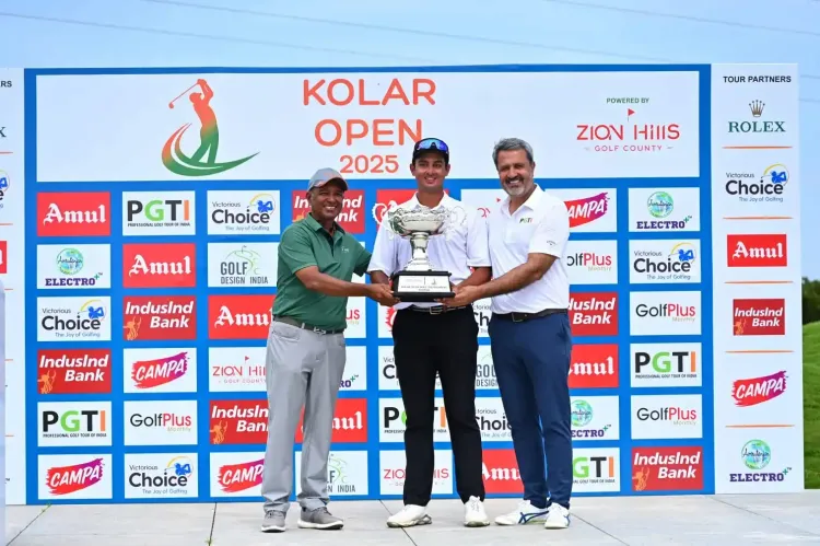 How Did Kshitij Naveed Kaul Achieve Victory with a Stunning Finish at the Kolar Open 2025?