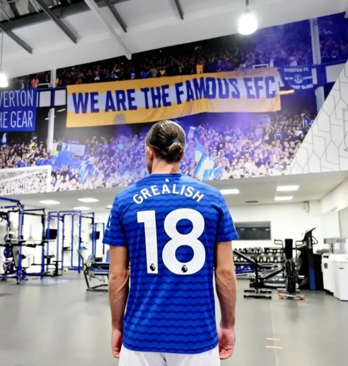 What Inspired Grealish to Choose the No. 18 Jersey at Everton?