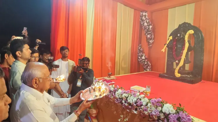 Gujarat Chief Minister Participates in 'Ram Ratri' Celebration for Ram Mandir's First Anniversary