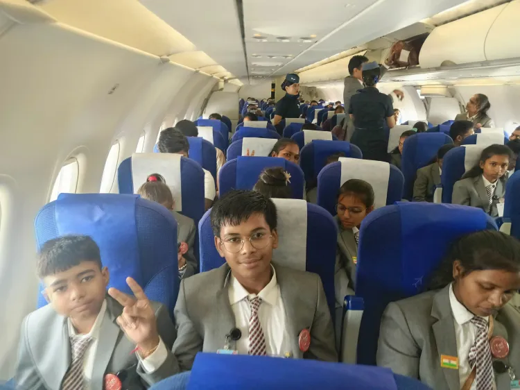 How Did Gujarat Minister Send Off 28 Tribal Students on Their First Flight to ISRO?