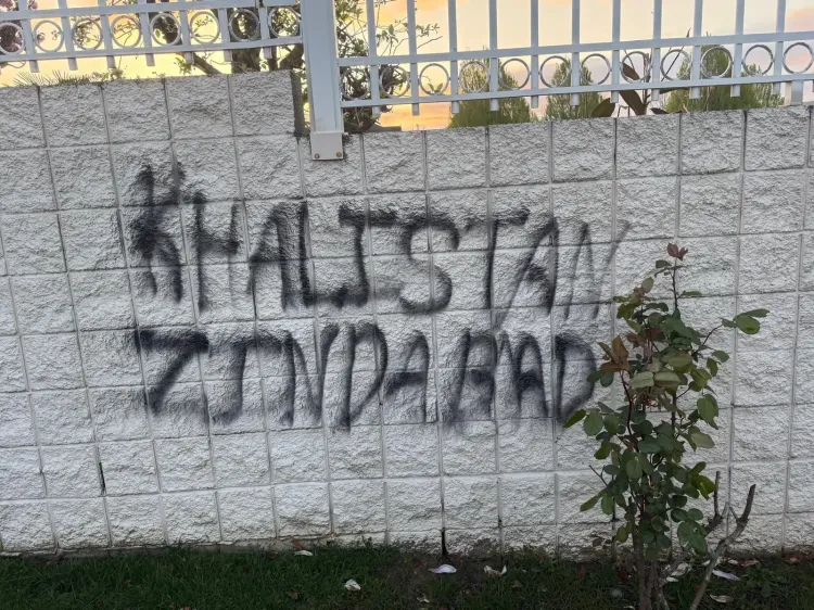 Vancouver Gurdwara Defaced with Pro-Khalistan Messages
