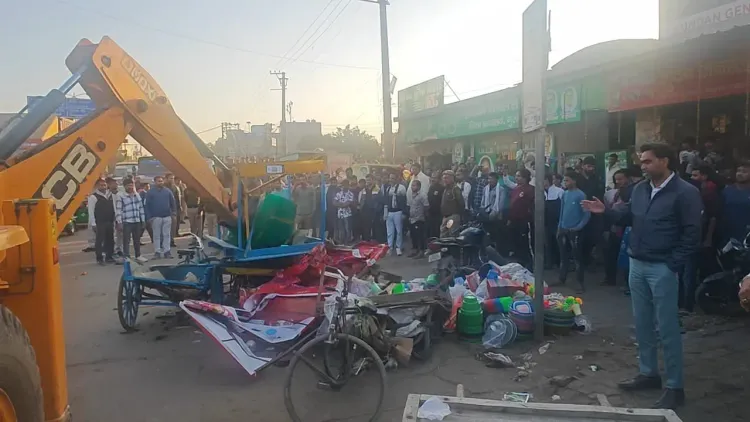 Gurugram: Demolition Initiative Undertaken from Bus Stand to Sheetla Mata Mandir Road
