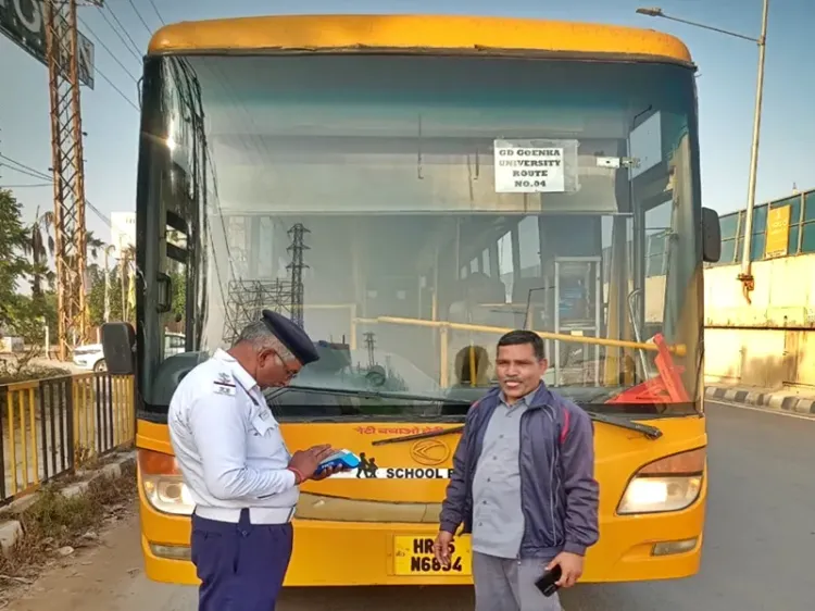 Traffic Enforcement in Gurugram Yields Rs 1.2 Crore in Fines