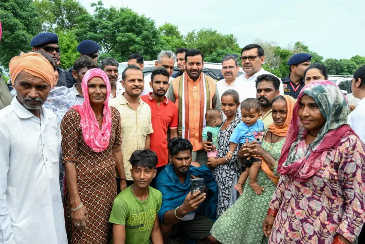 क्या हरियाणा के सीएम सैनी ने बाढ़ प्रभावित फतेहाबाद का दौरा किया?