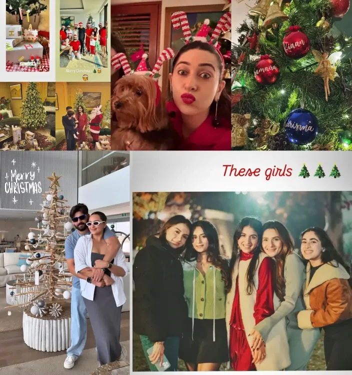 How Celebrities Like Sonam Kapoor, Alia Bhatt, Kriti Sanon, and Others Embraced the Christmas Spirit