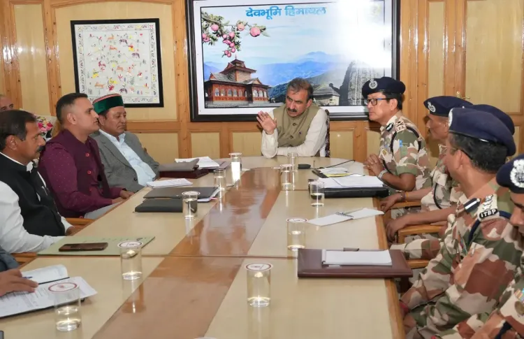 Himachal CM Engages ITBP Commander on Border Security