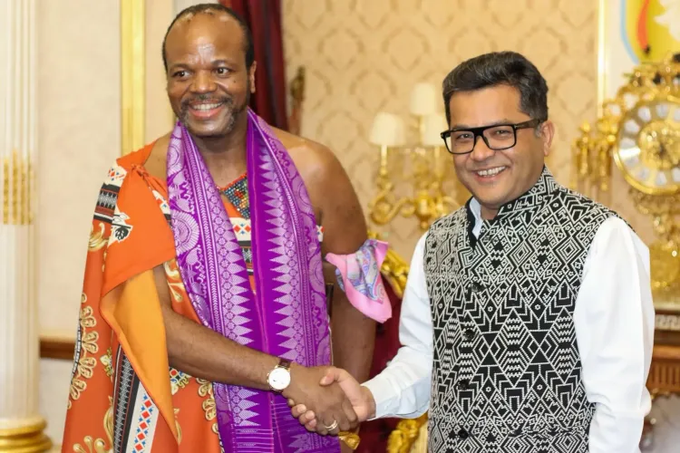 क्या केंद्रीय विदेश राज्यमंत्री मार्गेरिटा ने एस्वातिनी के राजा से मुलाकात की?