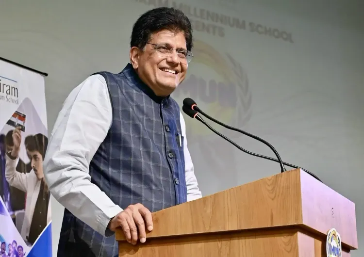 क्या पीयूष गोयल ने देश के युवाओं से विकसित भारत की दिशा में योगदान देने का आह्वान किया?
