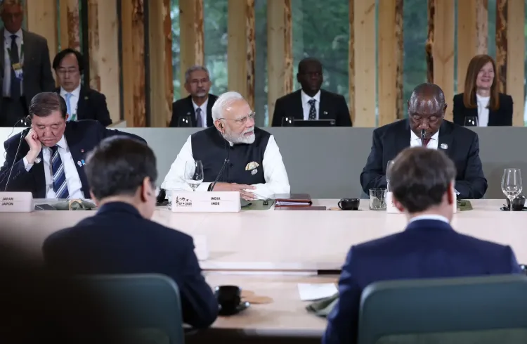 क्या पीएम मोदी ने जी7 शिखर सम्मेलन के ऊर्जा सुरक्षा पर आउटरीच सत्र में हिस्सा लिया?